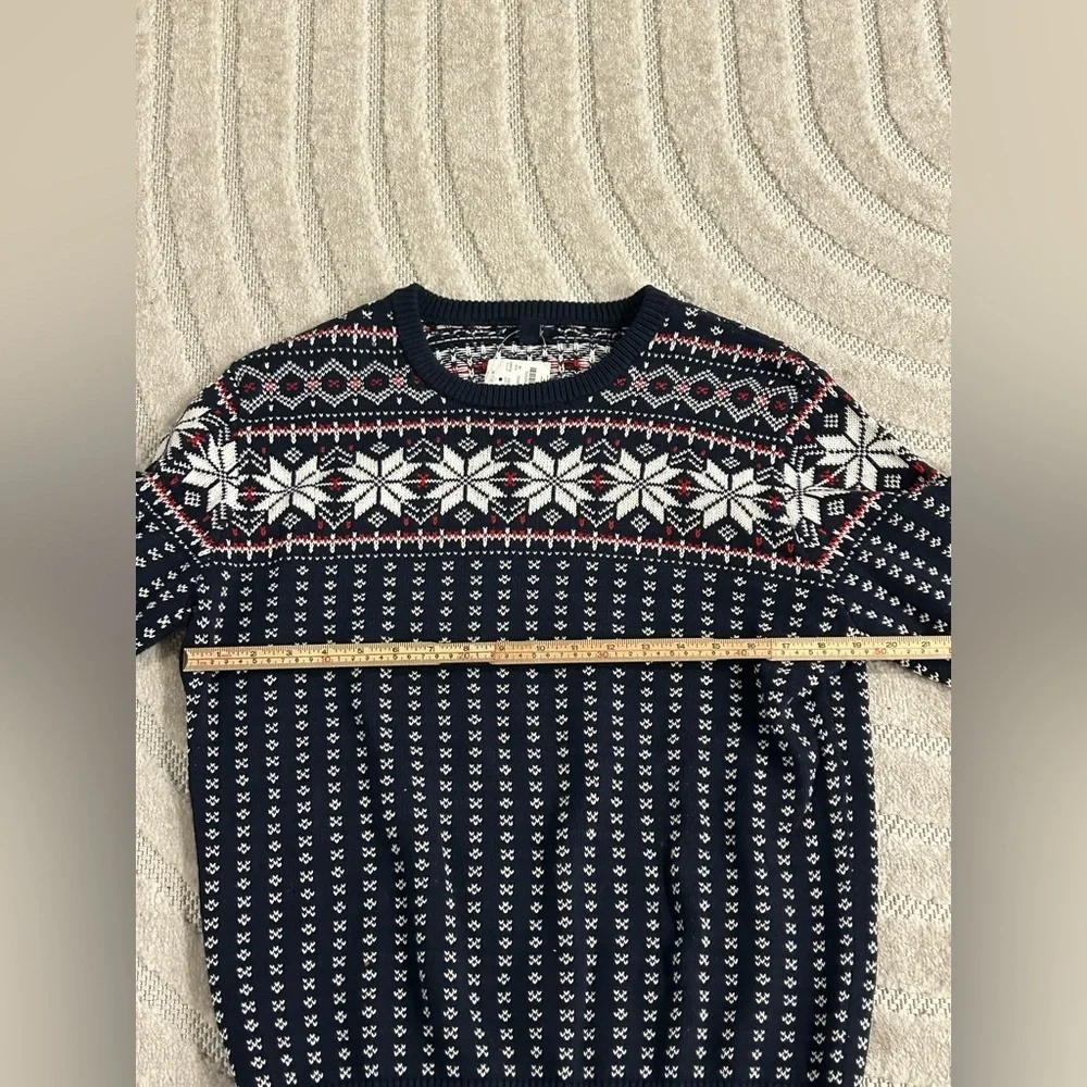 NWT Men’s J. Crew 100% Cotton Fair Isle Sweater - M
